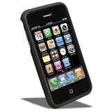 Covertec - Slider Case pour iPhone 3G + HQ Protection pour Ecran - Noir