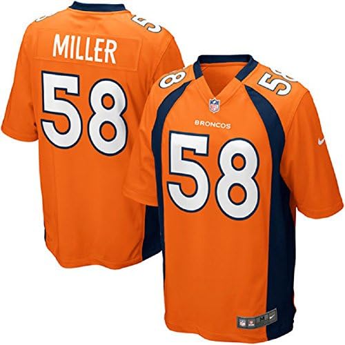 Men's Von Miller #58 Orange Jersey