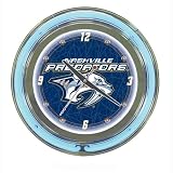 NHL Nashville Predators 14-Inch Diameter Neon Clock