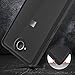 Lumia 650 Case, LK [Crystal Clear] [Air Hybrid] Shock Absorbing Anti Scratch Ultra Slim Bumper Case with Clear Back Panel Cover for Microsoft Lumia 650 (Black)