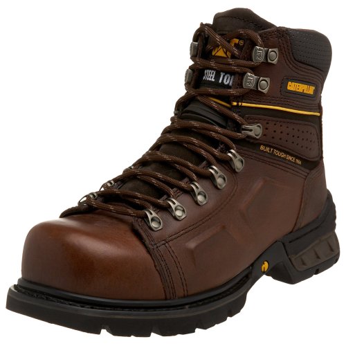 Caterpillar Men's Endure Super Duty 6" Steel Lace To Toe Boot,Oak,9.5 M US
