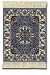 Lextra® (Contemporary Jaipur) CoasterRug®, blues, ivory, and pink, 5.5