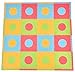 Tadpoles 16 Sq Ft Playmat Set, Modern/Multi