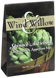 Wind & Willow Spinach Artichoke Cheeseball, .50-Ounce Boxes (Pack of 6)