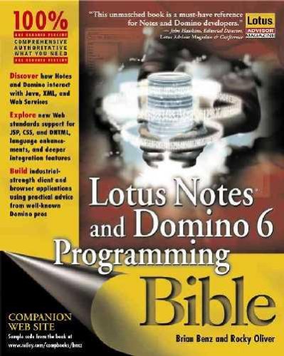 Image of: Lotus Notes and Domino 6 Programming Bible