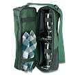 Dark Green Wine Traveler Carrier