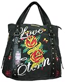 ED HARDY ROMY LARGE Love Tattoo TOTE HANDBAG Black Reviews ED HARDY ROMY LARGE Love Tattoo TOTE HANDBAG Black Reviews