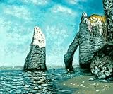 IMAGE OF Art Reproduction Oil Painting - Monet Paintings: The Cliffs at Etretat - Classic 20