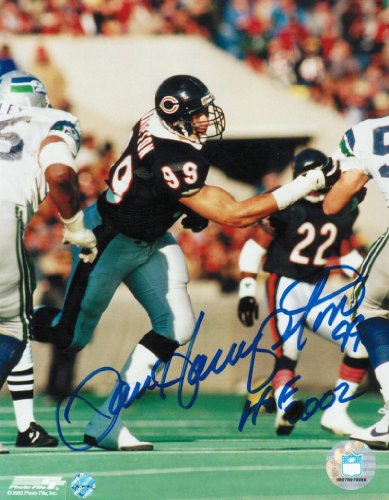 Dan Hampton Autographed Chicago Bears 8
