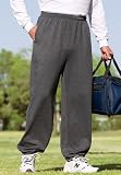 Elastic-cuff Fleece Pants