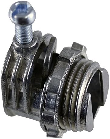 SAMIR ELECTRIC BX FLEX NM MC Saddle Type Connector Zinc 3/8" (pack of 50)