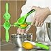 HomePOP Lime and Lemon Squeezer Commercial Grade With Matching Ceramic Knife - Green