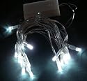 LED Battery 4 sets 15 Fairy/String Lights Color;WHITE