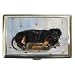 Limited Edition Violano Cigarette Money Case Dachshund Love Art