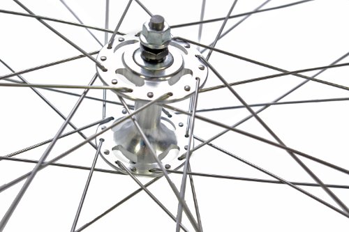 700c Flip Flop Single Speed Fixie Fixed Wheelset Silver