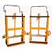 Wesco 272952 Hydraulic Lift Furniture Mover, Polyurethane Wheels, 3950 lbs Load Capacity, 10" Lift Height, 23" Length x 2-1/4" Width