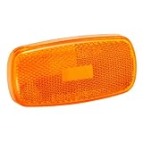 Bargman 34-59-012 #59 Series Amber Clearance Light Replacement Lens by Bargman