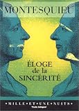 �loge de la sinc�rit�