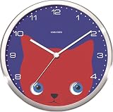 KARLSSON ウォールクロック ピークアブー キャット 322033...