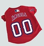 Los Angeles Angels of Anaheim Baseball Premium Pet Jersey (Small)