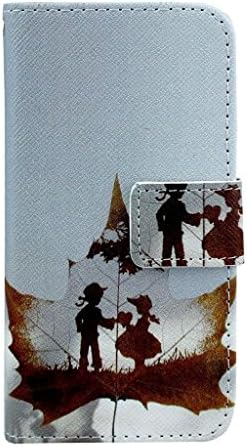 G7102 Case Galaxy Grand 2 G7102 Kickstand Case,MOUSE Monster Maple Leaf Witness Love Design Premium PU Leather [Stand Feature] Magnet Flip Kickstand Case Cover for Samsung Galaxy Grand 2 Duos G7102