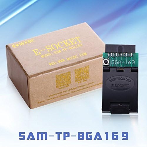EMMC Adapter SAM-TP-BGA 169 is meant for flash memory programming on supported mobile phones.