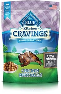 BLUE Kitchen Cravings Meatballs Chicken Treats for Dogs, 6 oz BLUE Kitchen Cravings Meatballs Chicken Treats for Dogs, 6 oz