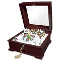 Crosley Deluxe Sleigh Music Box - Cherry