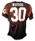 Ickey Woods Cincinnati Bengals Autographed NFL Football Jersey (Brown)
