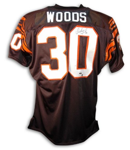Autographed Ickey Woods Cincinnati Bengals Jersey