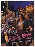 1988 Kirstie Alley Party Photo Cuervo Tequila Print Ad (21760)