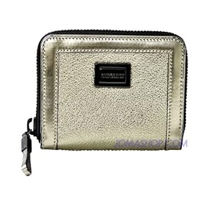 Burberry Gold Leather Small Ziggy Wallet 3338768