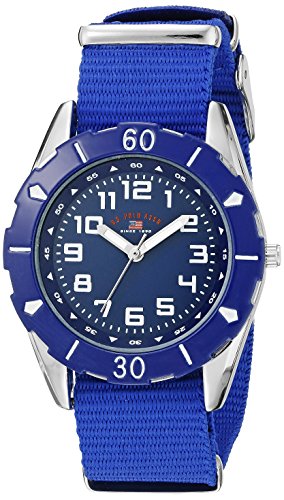 U.S. Polo Assn. Kids' USB75030 Analog Display Analog Quartz Blue Watch