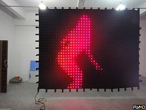 Led Motion Curtain DJ Stage Rope Band Drape Lights Outdoor Use 13.1 X 9.85 feet
