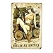 U.S. WW2 Vintage Metal Sign Hellcat Honey with Thompson SMG