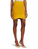 BCBGMAXAZRIA Women's Front Crossover Mini Power Skirt
