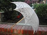 Full Lace Battenburg Lace Parasol