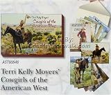 Leanin  Tree Terri Kelly Moyers  Cowgirls Blank Card Assortment: Western Cowboy Cowgirl Horse