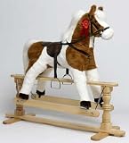 Swing rocking horse - skewbald Toys