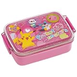 ポケットモンスター(ベストウィッシュ)　食洗機対応タイトランチボックス角型 (ピンク) RB3A