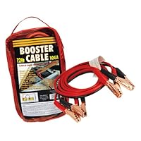 12 Feet Long, 10 Gauge 250 AMP No Tangle Battery Booster Cable / Jumper Cable