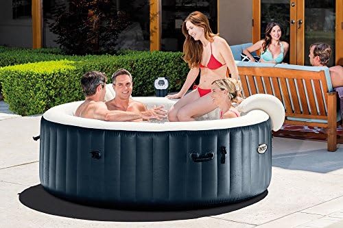 Intex Pure Spa 6 Person Inflatable Portable Heated Bubble Hot Tub