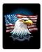 American Eagle and Flag Mousepad