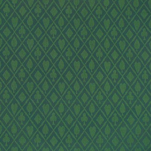 Linear Yard - Suited Emerald Texas Holdem Poker Table Cloth