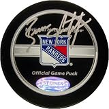 Brian Leetch Autographed New York Rangers Puck