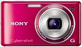 Sony DSC-W380R Digitalkamera (14 Megapixel, 24mm Sony G Weitwinkelobjektiv mit 5fach optischem Zoom, 6,9 cm (2,7 Zoll) LC-Display, HD Video (720p)) rot - 