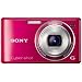 Sony DSC-W380R Digitalkamera (14 Megapixel, 24mm Sony G Weitwinkelobjektiv mit 5fach optischem Zoom, 6,9 cm (2,7 Zoll) LC-Display, HD Video (720p)) rot