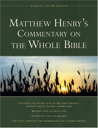 Matthew Henry's Commentary on the Whole Bible under Commentaries in The Books Store
