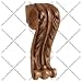 Kirsch Buckingham Leaf Scroll / Scarfholder:Shimmer