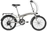 Lombardo Folding 3000 Bicycle (Silver, 20X 10-Inch)